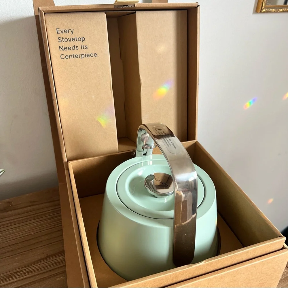 Caraway Whistling Tea Kettle - Picture 3 of 11